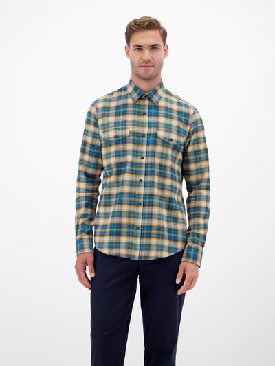 Casual Flanellhemd - weicher Twill, starker Style - LERROS
