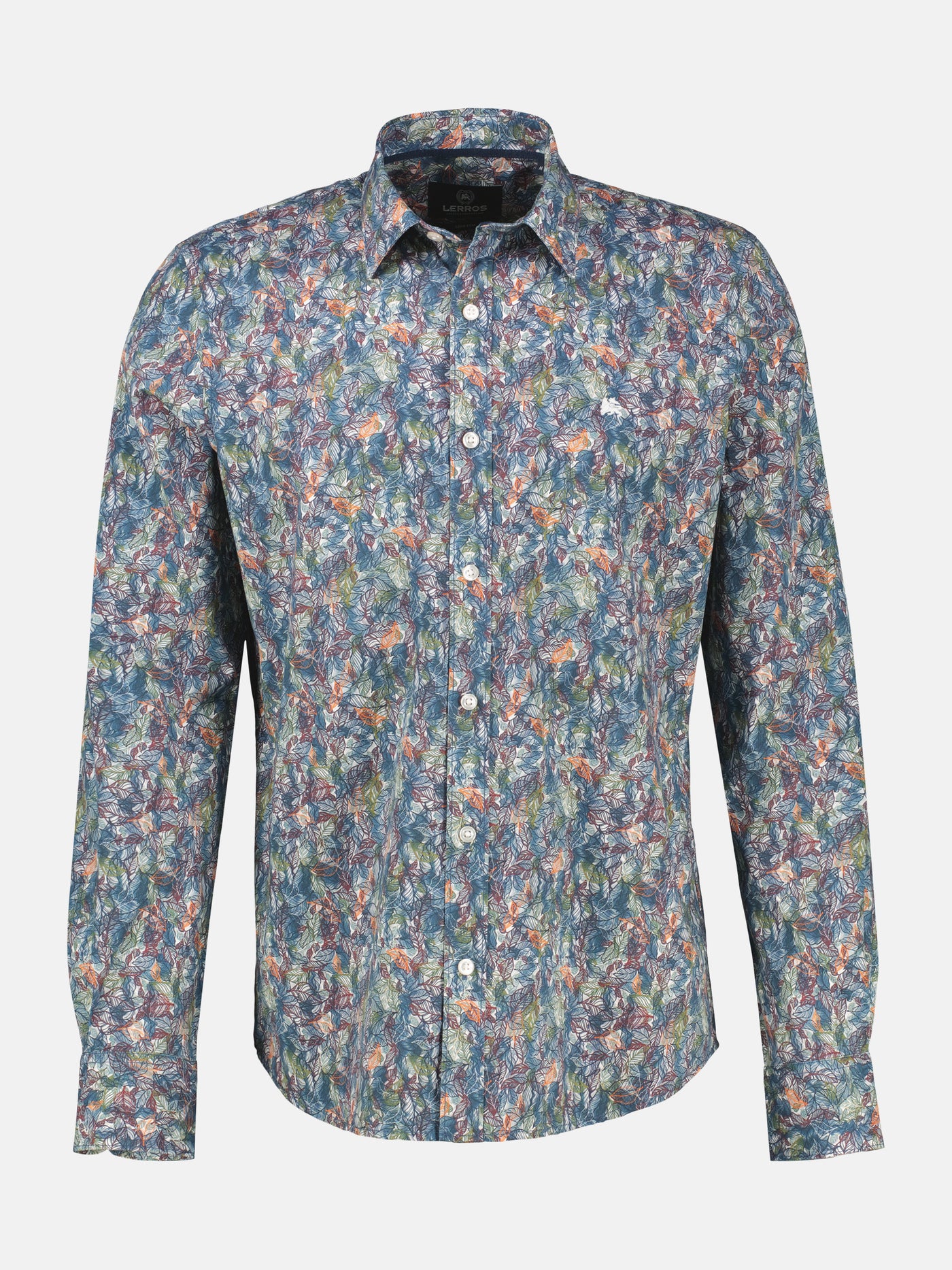 Grafisch inszeniertes Poplinhemd für Herren - LERROS