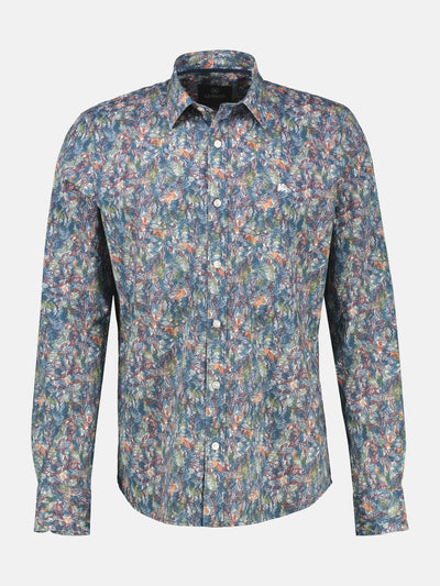 Grafisch inszeniertes Poplinhemd für Herren - LERROS