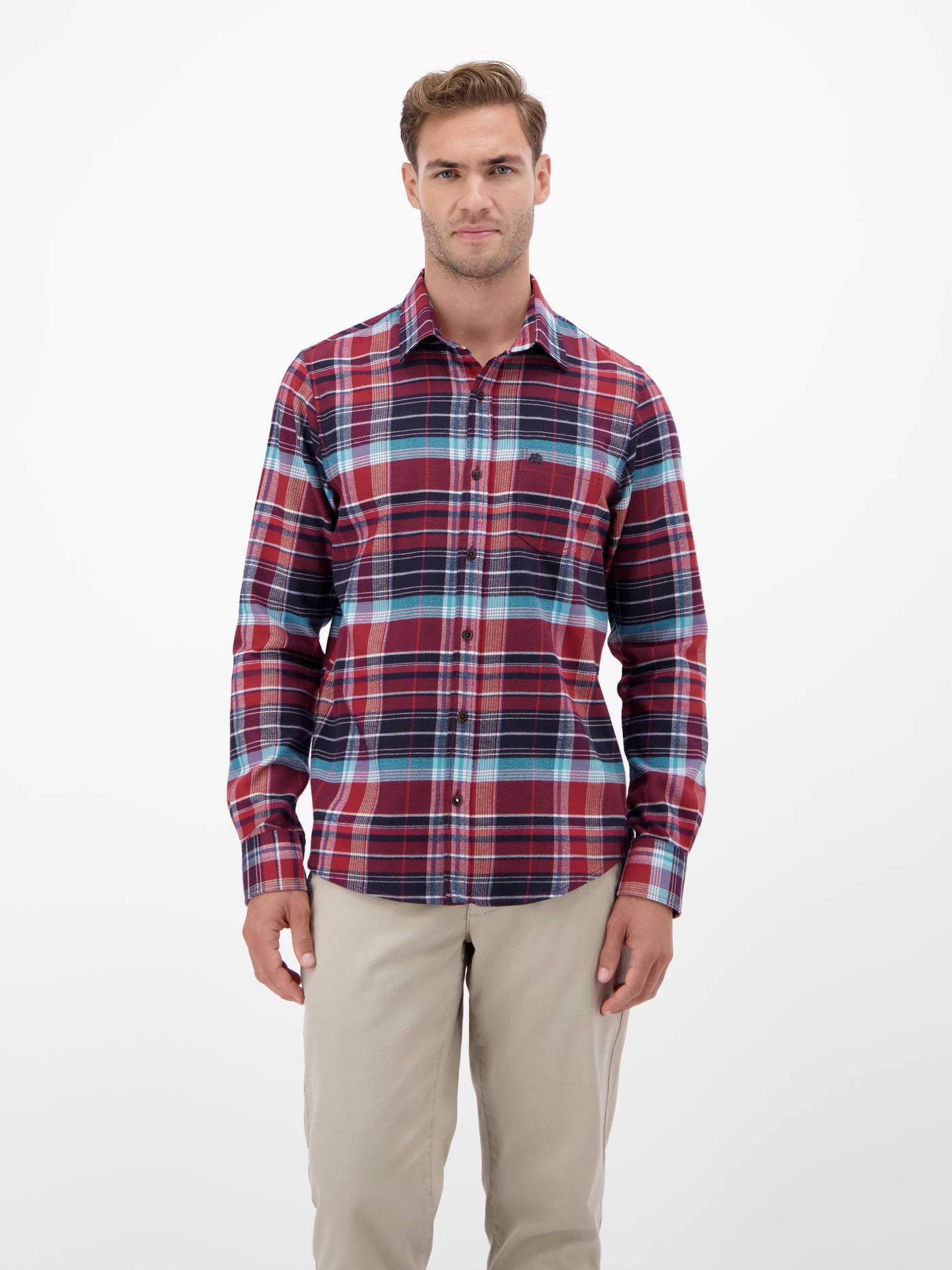 Checked flannel shirt - soft and stylish