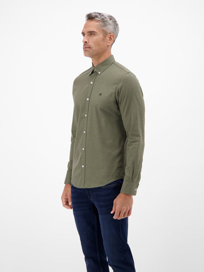 Karo Flannel-Stretchhemd - for every day - LERROS