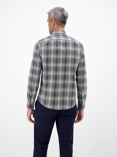 Herren Flannelhemd - kariert, weich und stylisch - LERROS