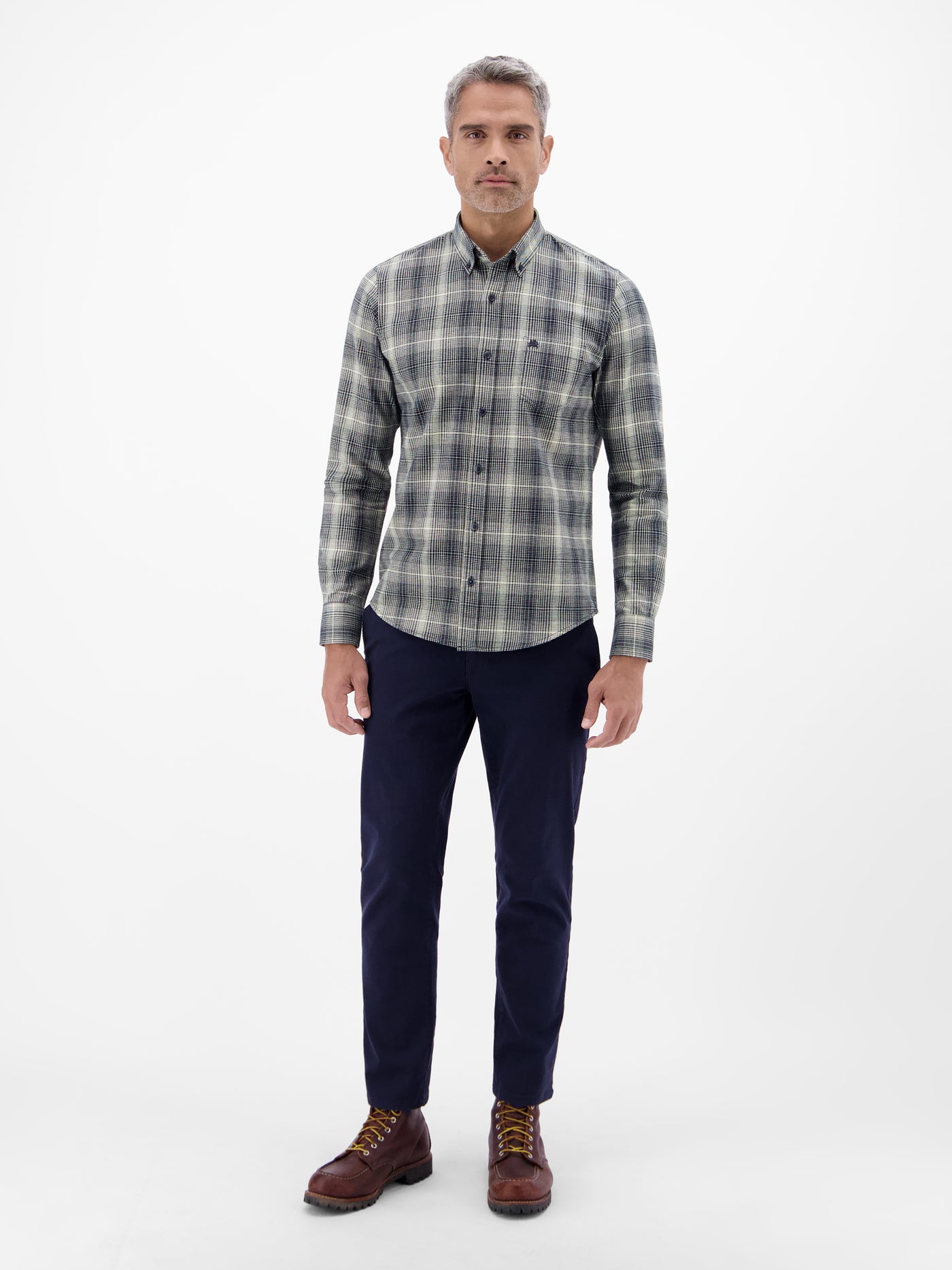 Herren Flannelhemd - kariert, weich und stylisch - LERROS