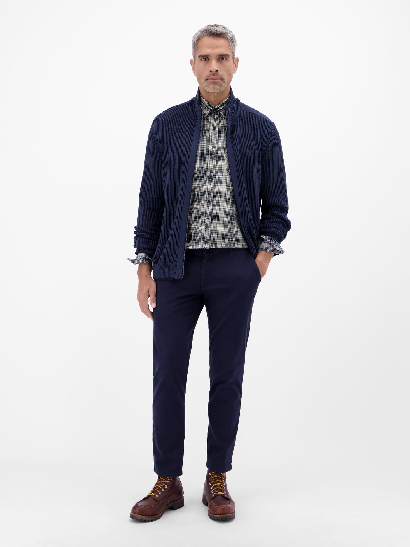 Herren Flannelhemd - kariert, weich und stylisch - LERROS