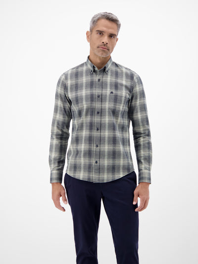 Herren Flannelhemd - kariert, weich und stylisch - LERROS
