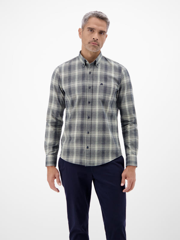 Herren Flannelhemd - kariert, weich und stylisch - LERROS