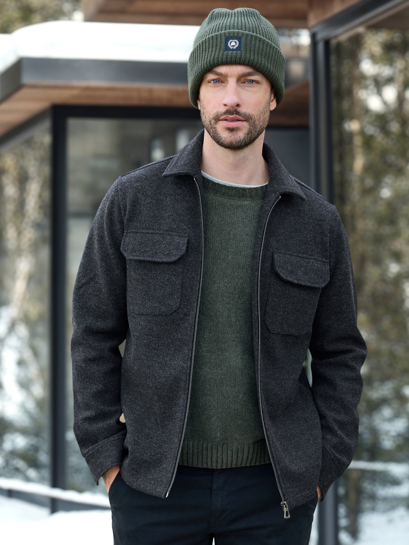 Herren Overshirt in urbanem Style - LERROS