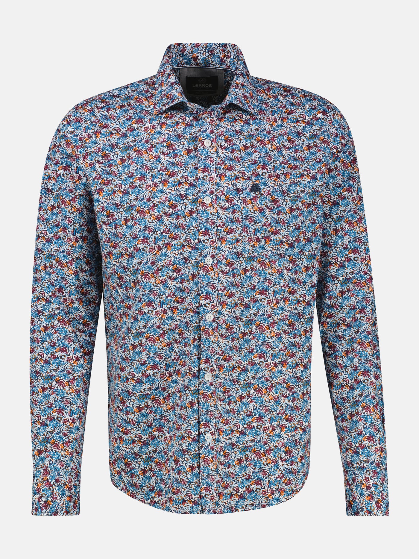 Poplin-Herrenhemd, modisch gestyled - LERROS