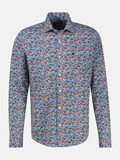 Poplin-Herrenhemd, modisch gestyled - LERROS