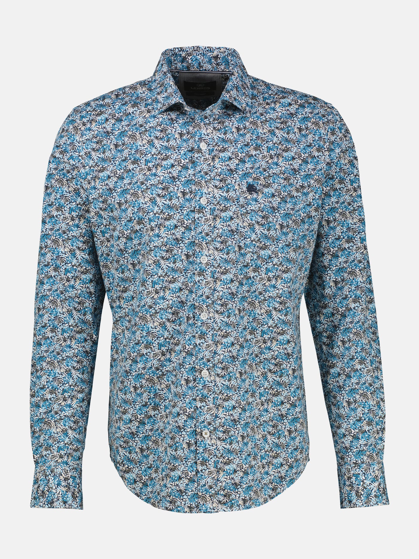 Poplin-Herrenhemd, modisch gestyled - LERROS