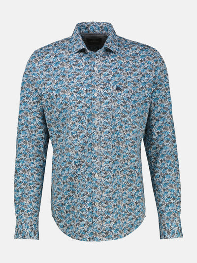 Poplin-Herrenhemd, modisch gestyled - LERROS