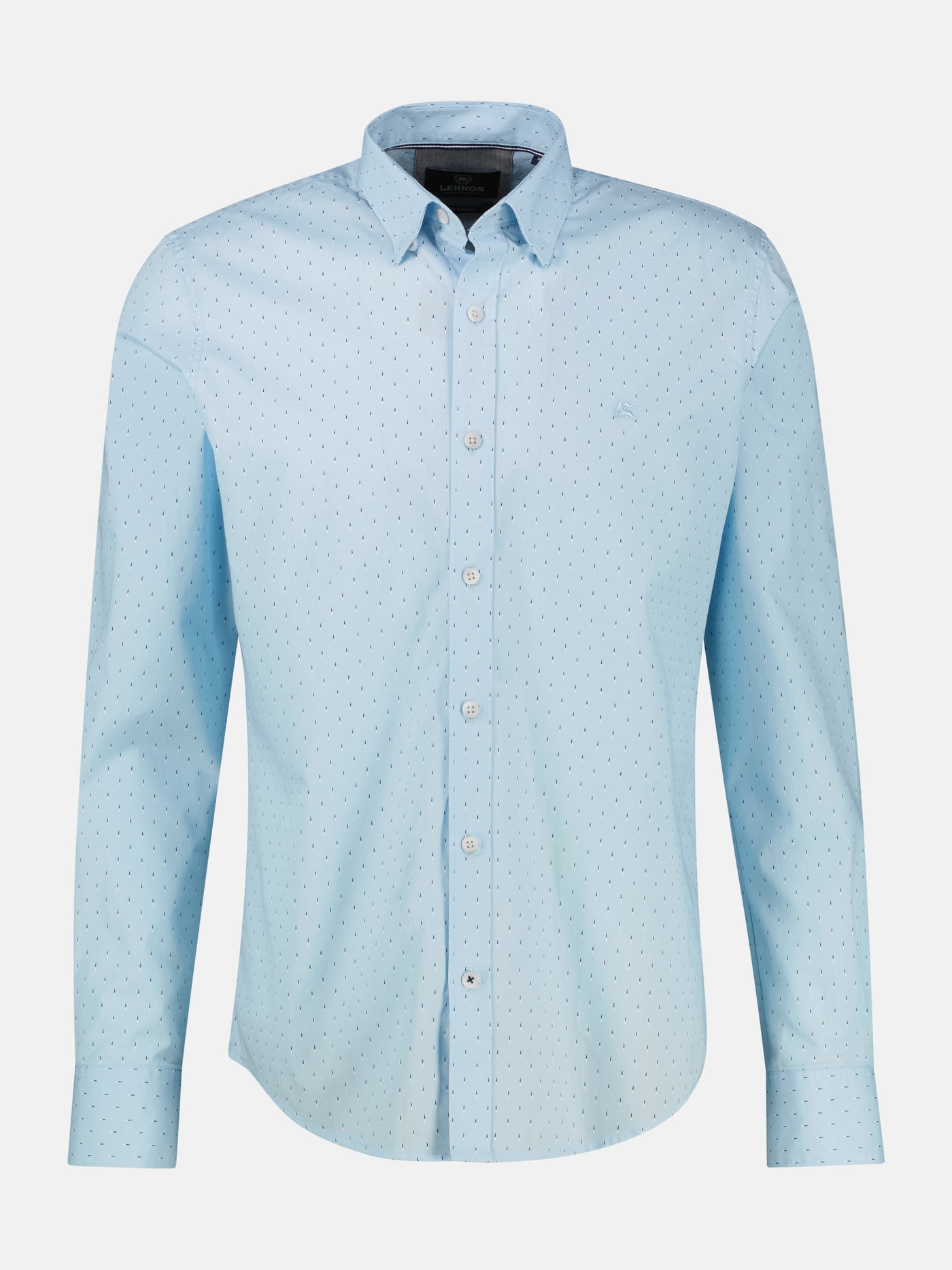 Stylisches Poplinhemd, modisch gemustert - LERROS