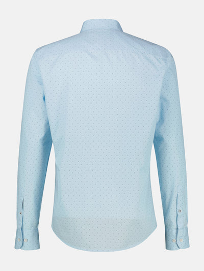 Stylisches Poplinhemd, modisch gemustert - LERROS