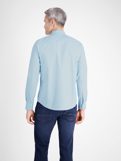 Stylisches Poplinhemd, modisch gemustert - LERROS