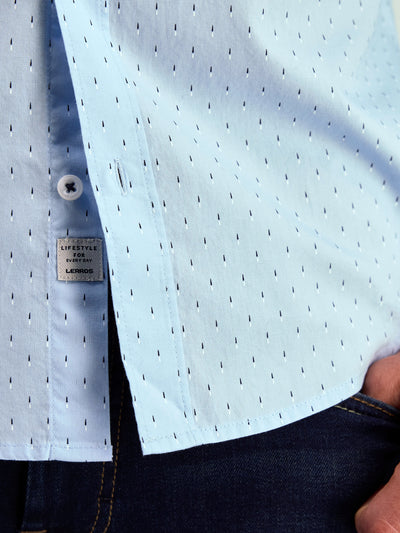 Stylisches Poplinhemd, modisch gemustert - LERROS