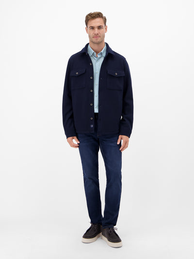 Stylisches Poplinhemd, modisch gemustert - LERROS