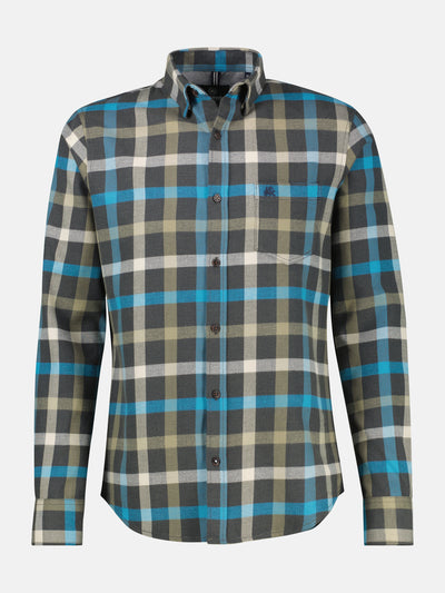 Stylisches Flannelhemd, klassisch kariert - LERROS