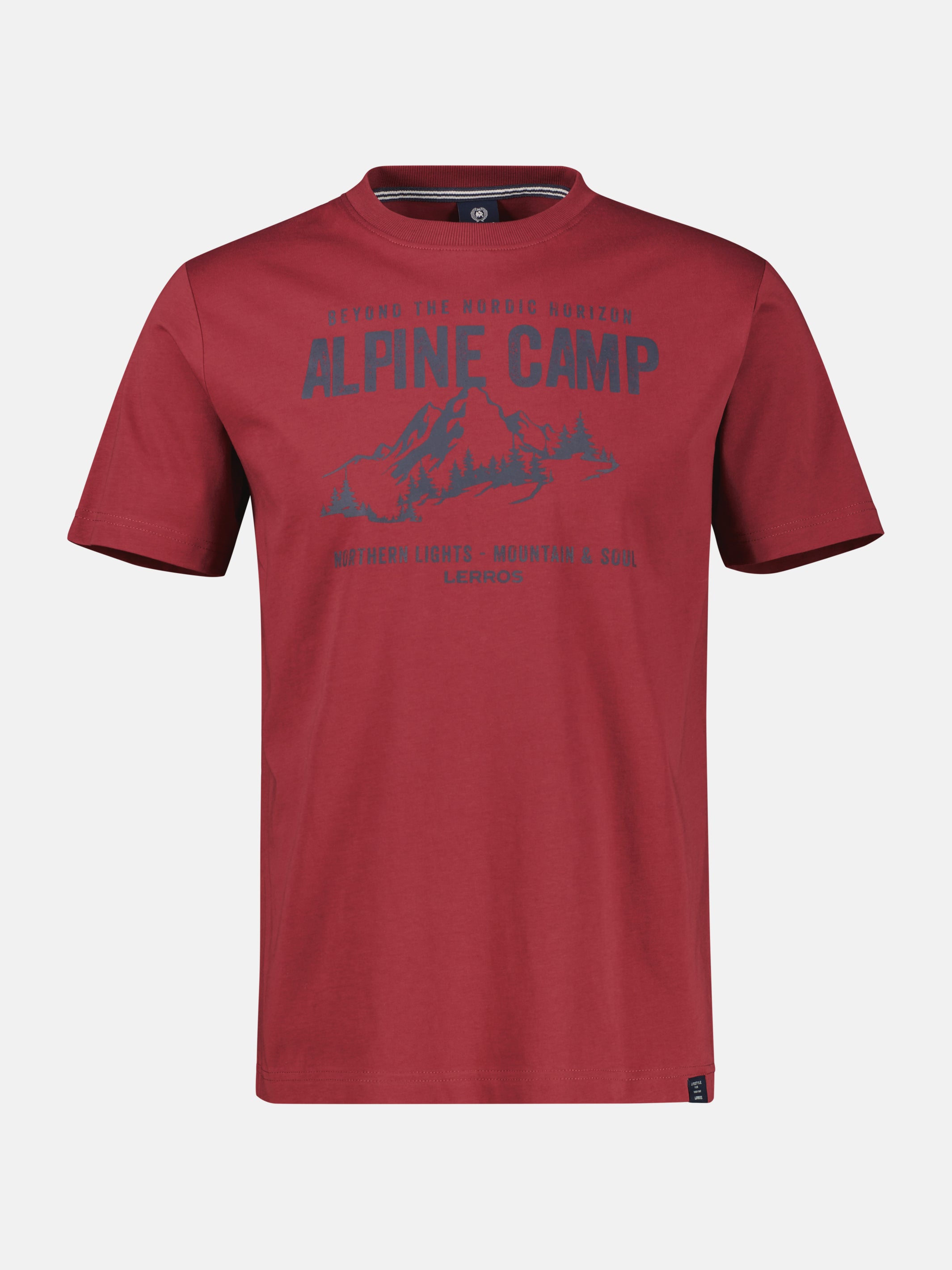 T-Shirt mit Outdoorprint in Großen Größen - LERROS