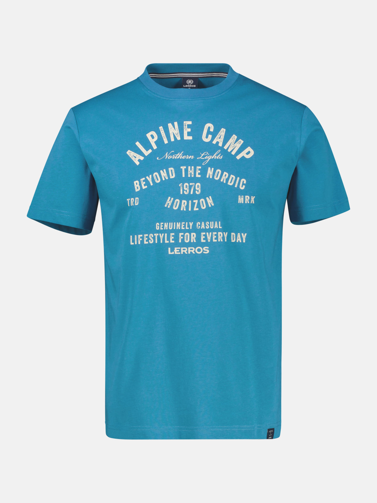 T-Shirt mit Outdoorprint in Großen Größen - LERROS