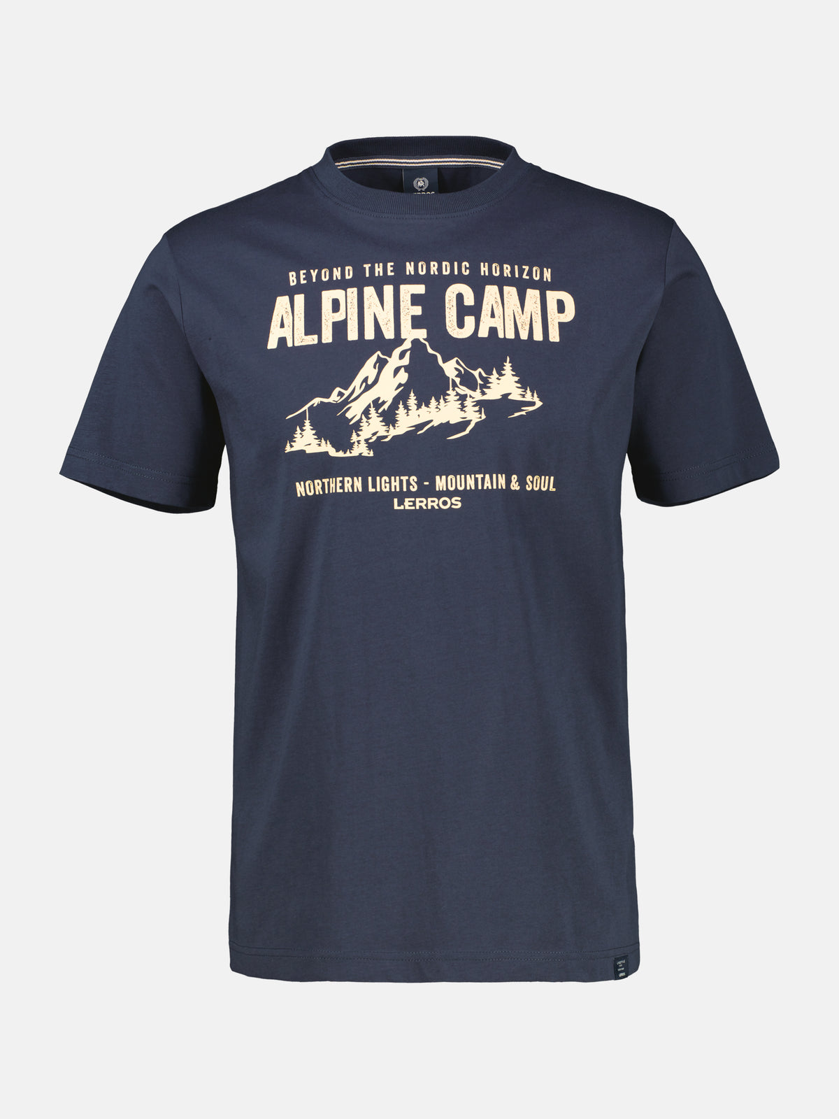 T-Shirt mit Outdoorprint in Großen Größen - LERROS