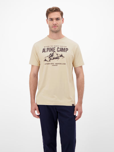 Herren T-Shirt mit Outdoorprint - LERROS