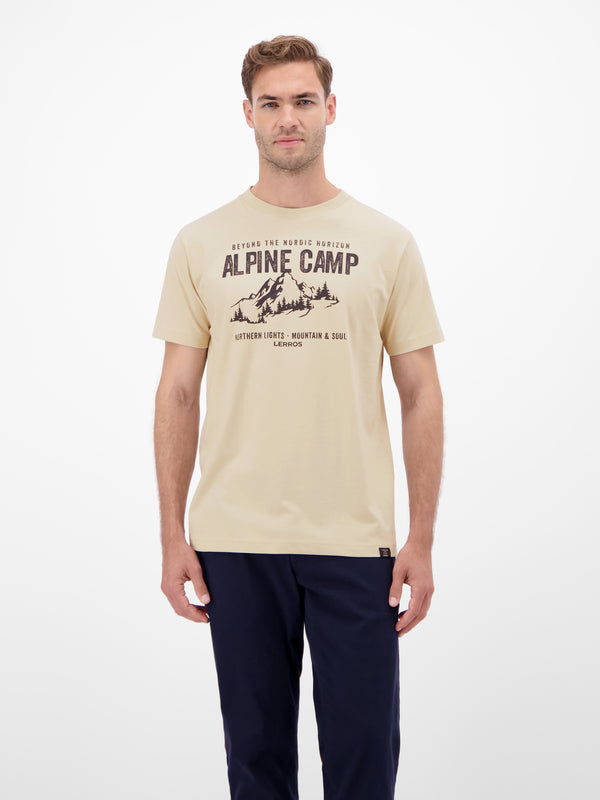 Herren T-Shirt mit Outdoorprint - LERROS