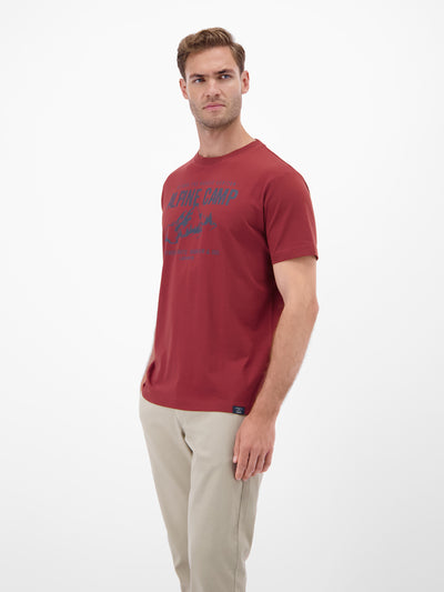 Herren T-Shirt mit Outdoorprint - LERROS