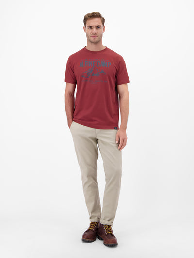 Herren T-Shirt mit Outdoorprint - LERROS