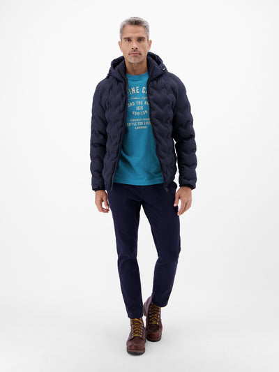 Herren T-Shirt mit Outdoorprint - LERROS