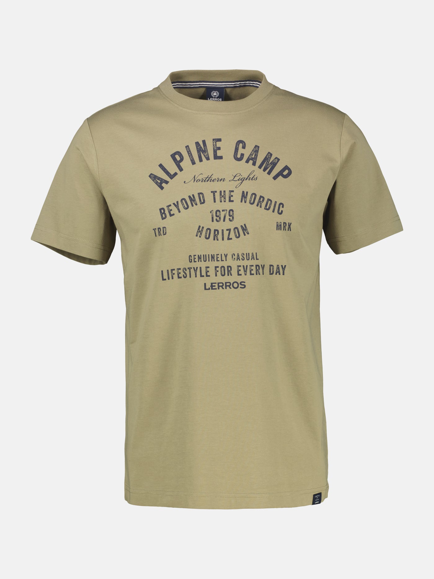 Herren T-Shirt mit Outdoorprint - LERROS