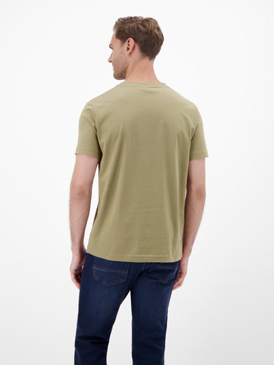 Herren T-Shirt mit Outdoorprint - LERROS