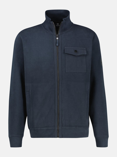 Sweatjacke in Übergrößen, modisch-sportiv - LERROS