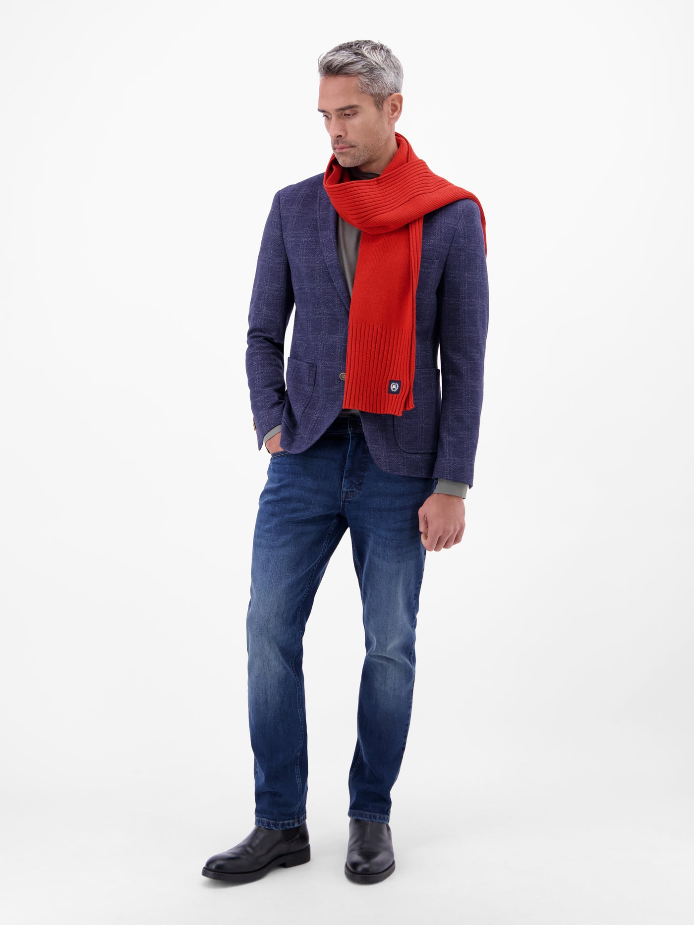 Herren-Shirt mit modischem Turtleneck - LERROS