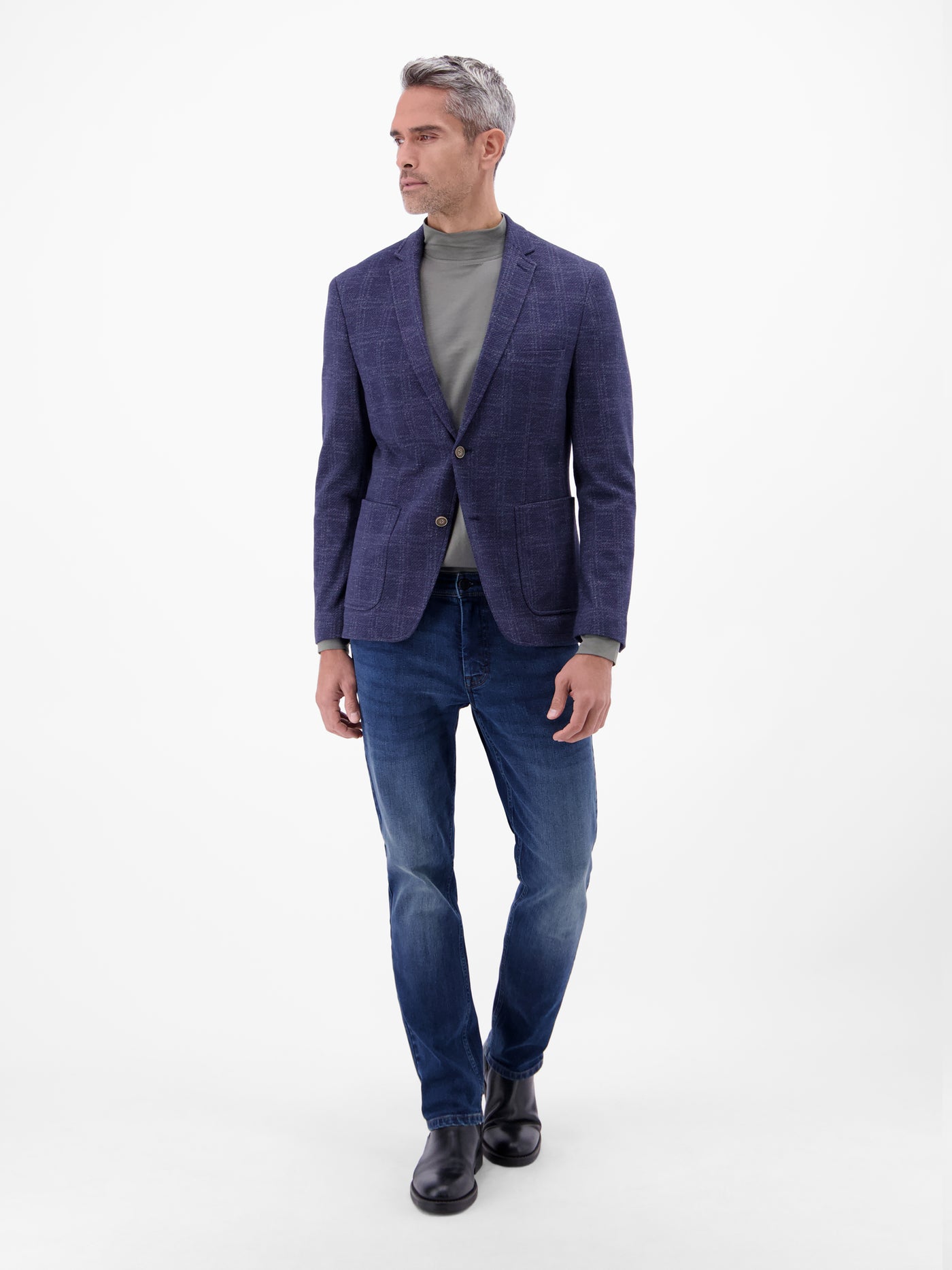 Herren-Shirt mit modischem Turtleneck - LERROS