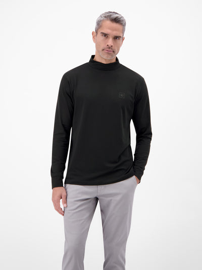 Herren-Shirt mit modischem Turtleneck - LERROS