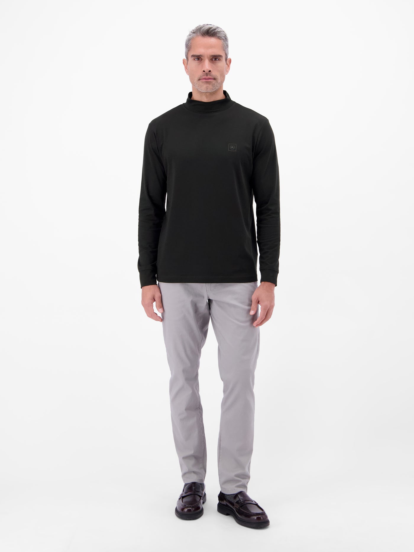 Herren-Shirt mit modischem Turtleneck - LERROS