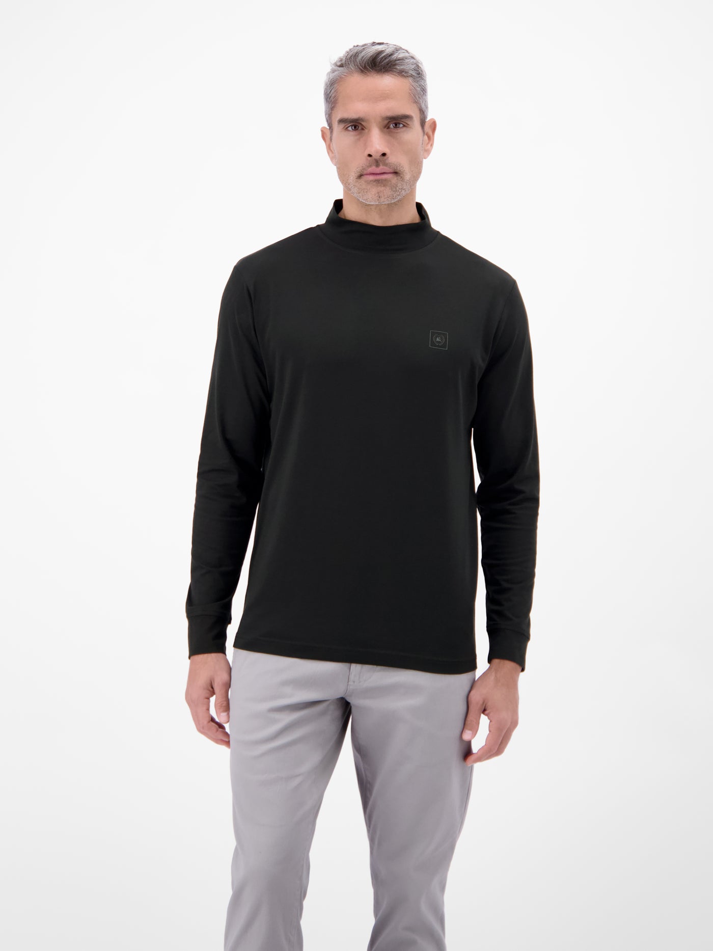 Herren-Shirt mit modischem Turtleneck - LERROS