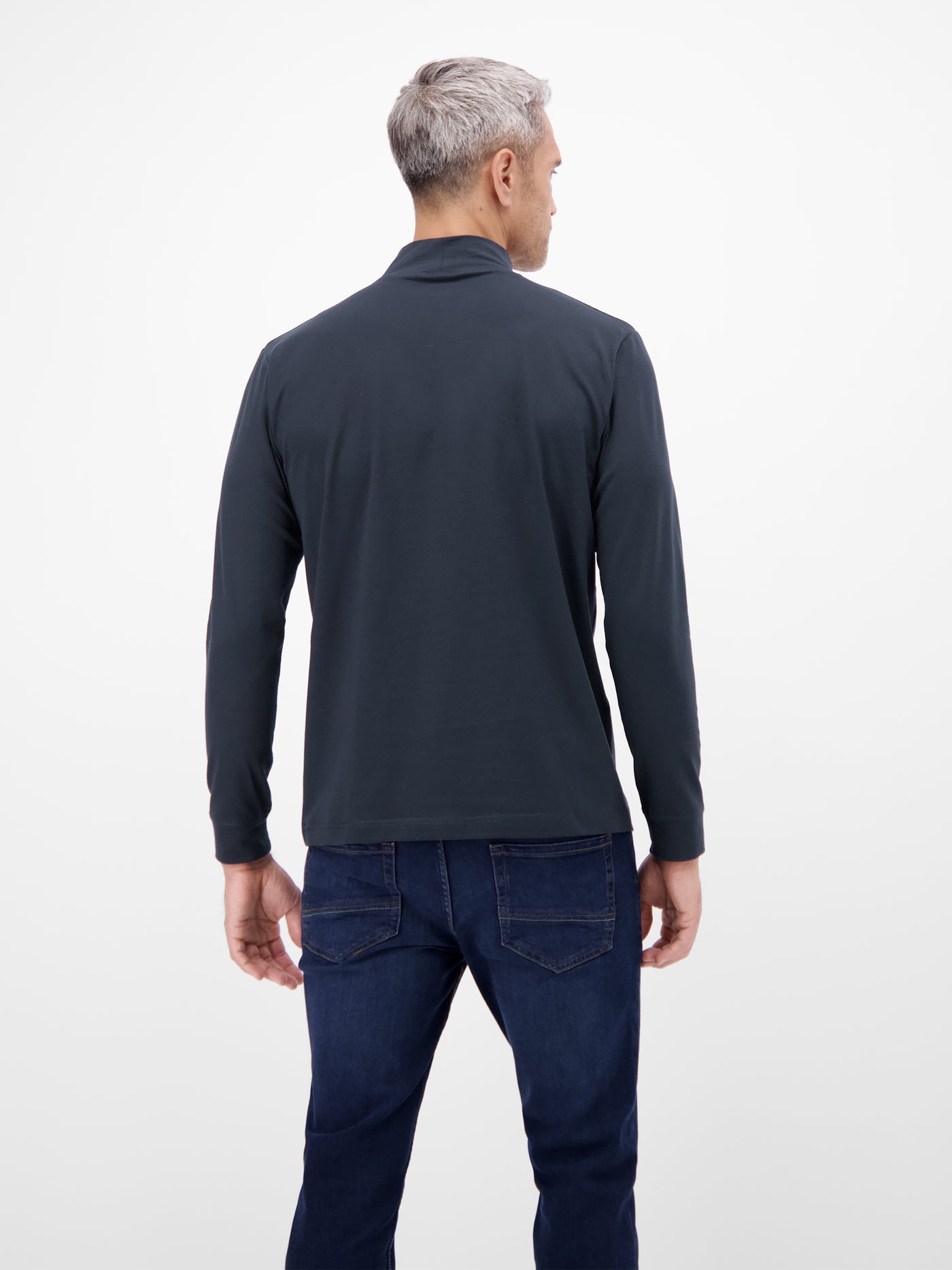 Herren-Shirt mit modischem Turtleneck - LERROS