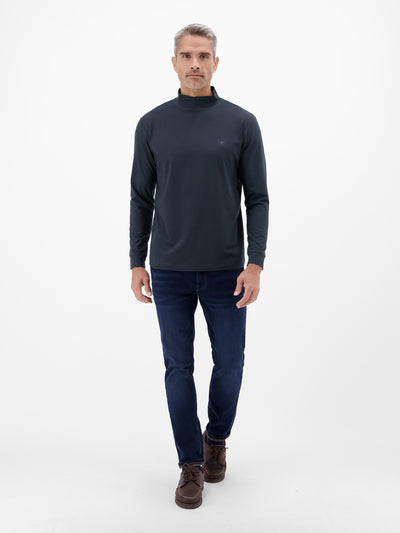 Herren-Shirt mit modischem Turtleneck - LERROS