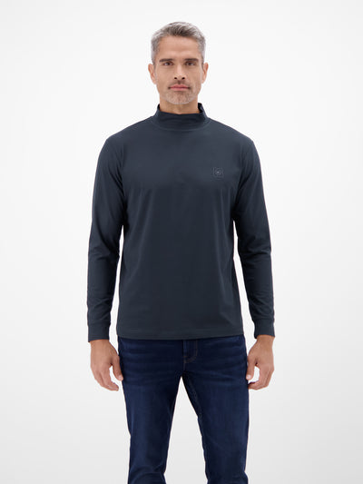Herren-Shirt mit modischem Turtleneck - LERROS