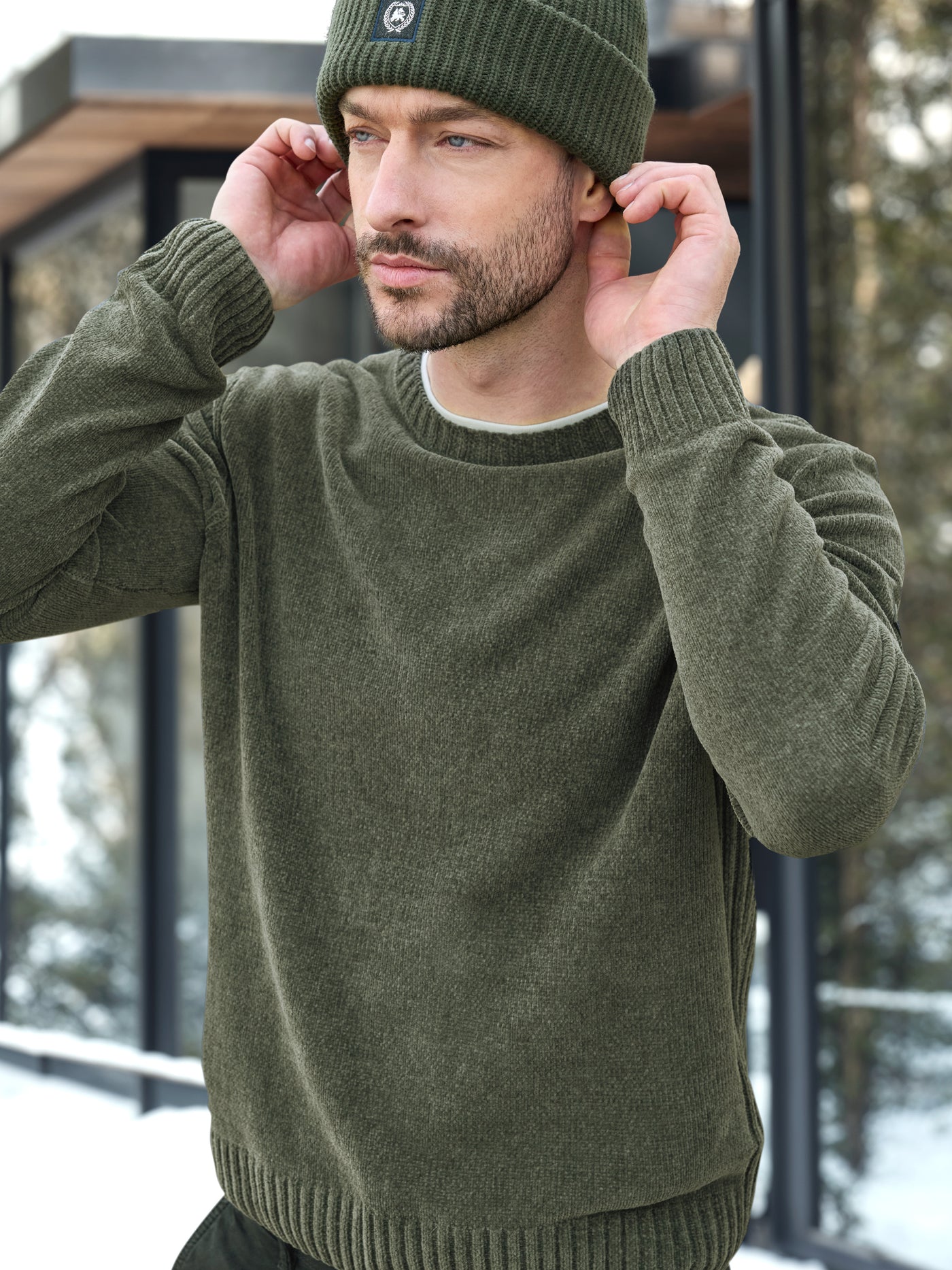 Herren Strickpullover, weich wie Samt - LERROS