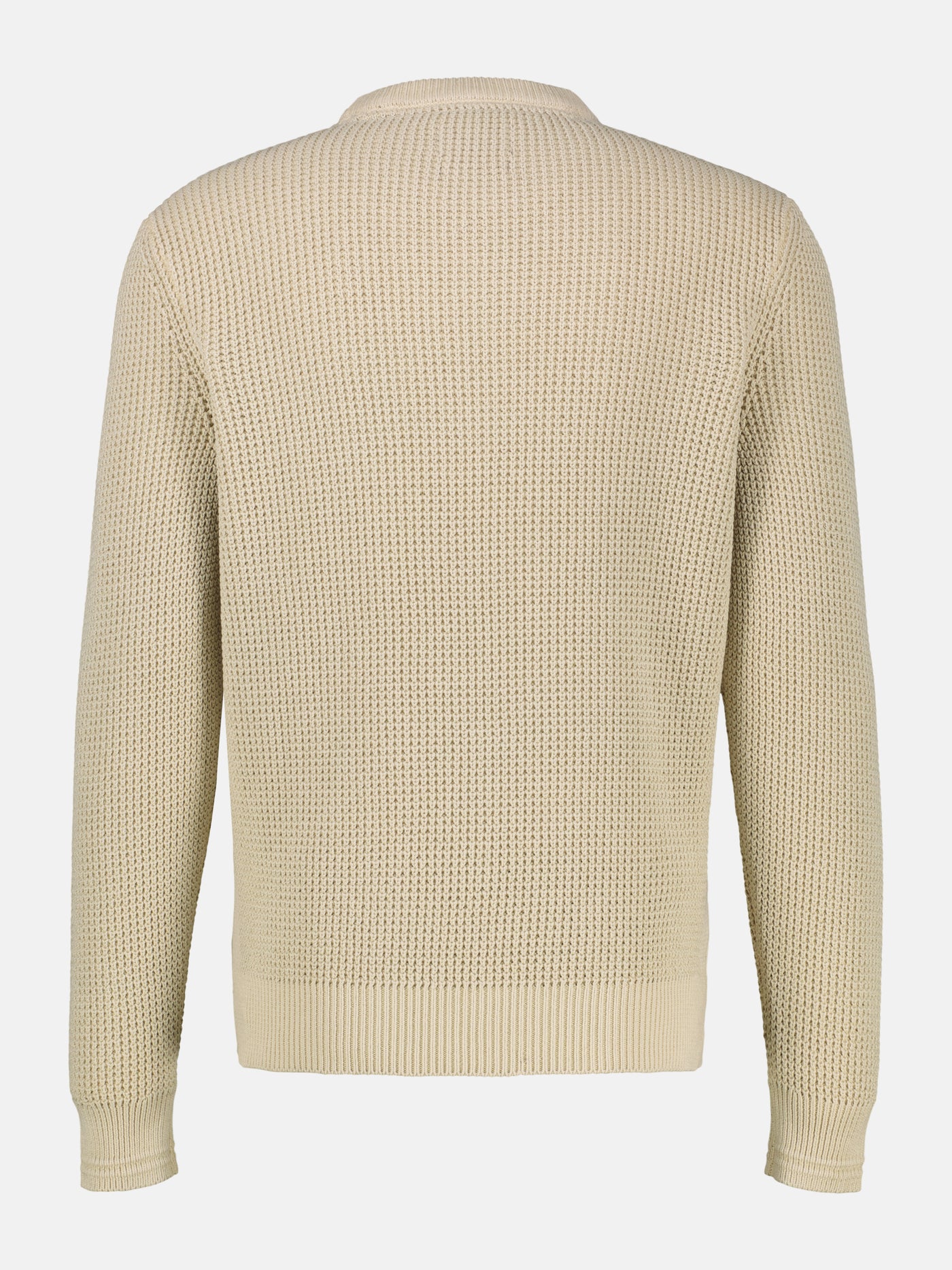 Herren Crewneck-Stricker in Strukturqualität - LERROS
