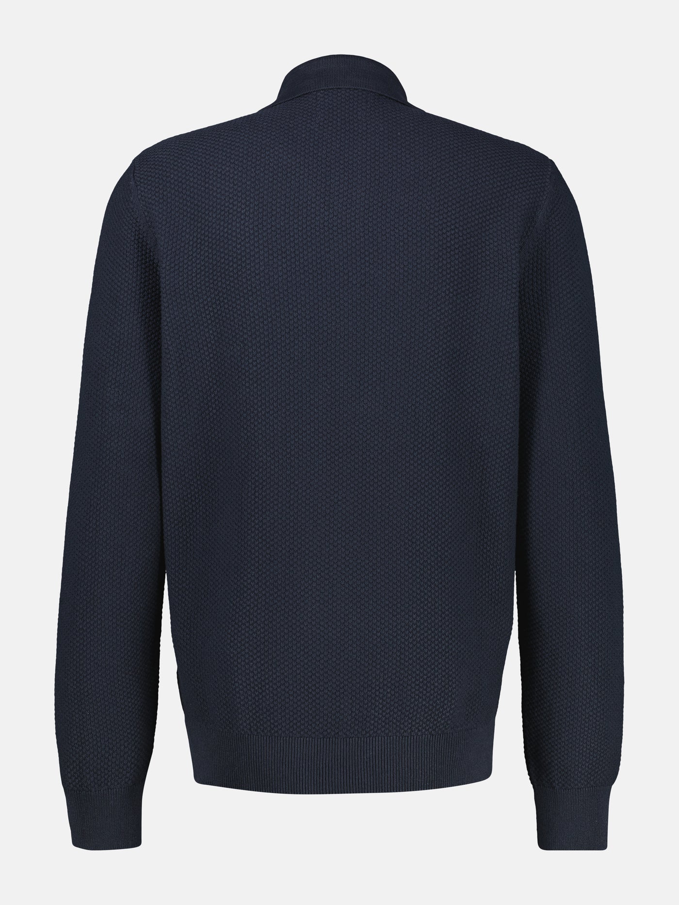 Strickpolo mit breiter Strickrippe - LERROS