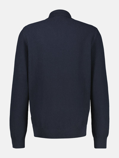 Strickpolo mit breiter Strickrippe - LERROS