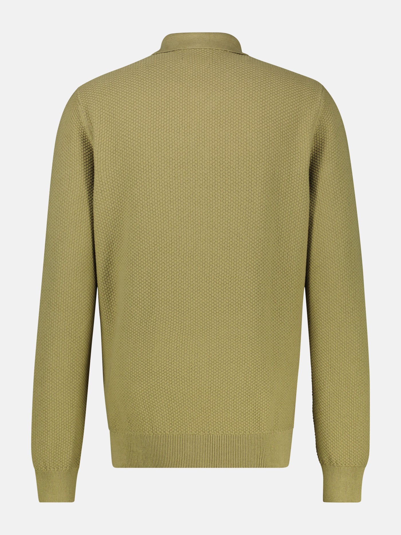 Strickpolo mit breiter Strickrippe - LERROS
