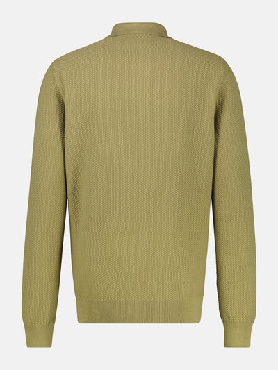 Strickpolo mit breiter Strickrippe - LERROS