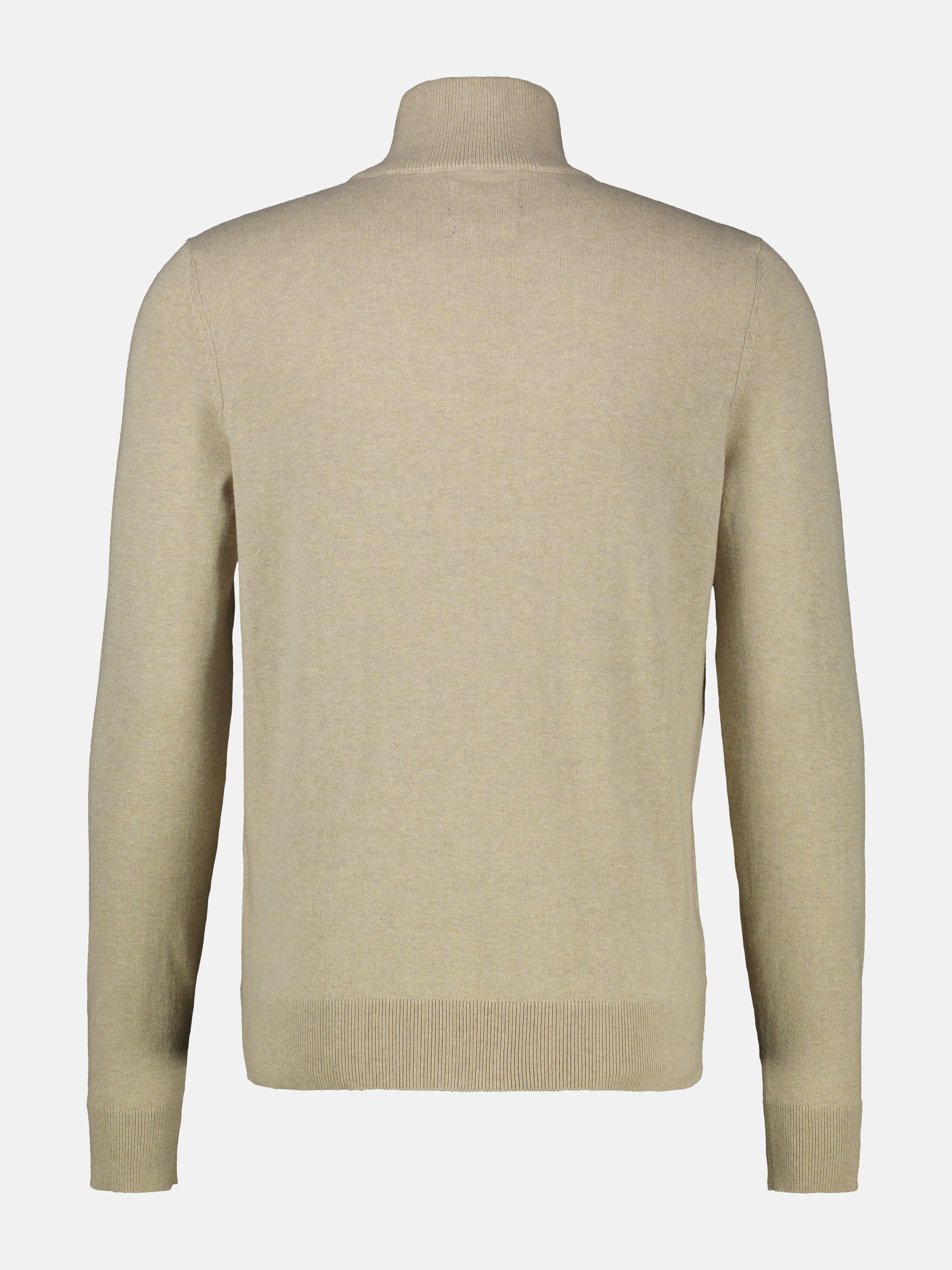 Flachstrickpullover mit Troyerkragen - LERROS