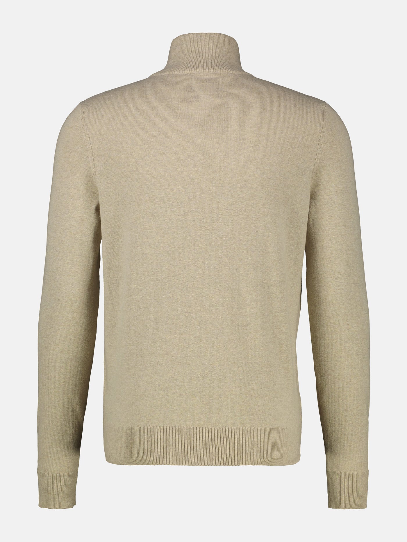 Flachstrickpullover mit Troyerkragen - LERROS