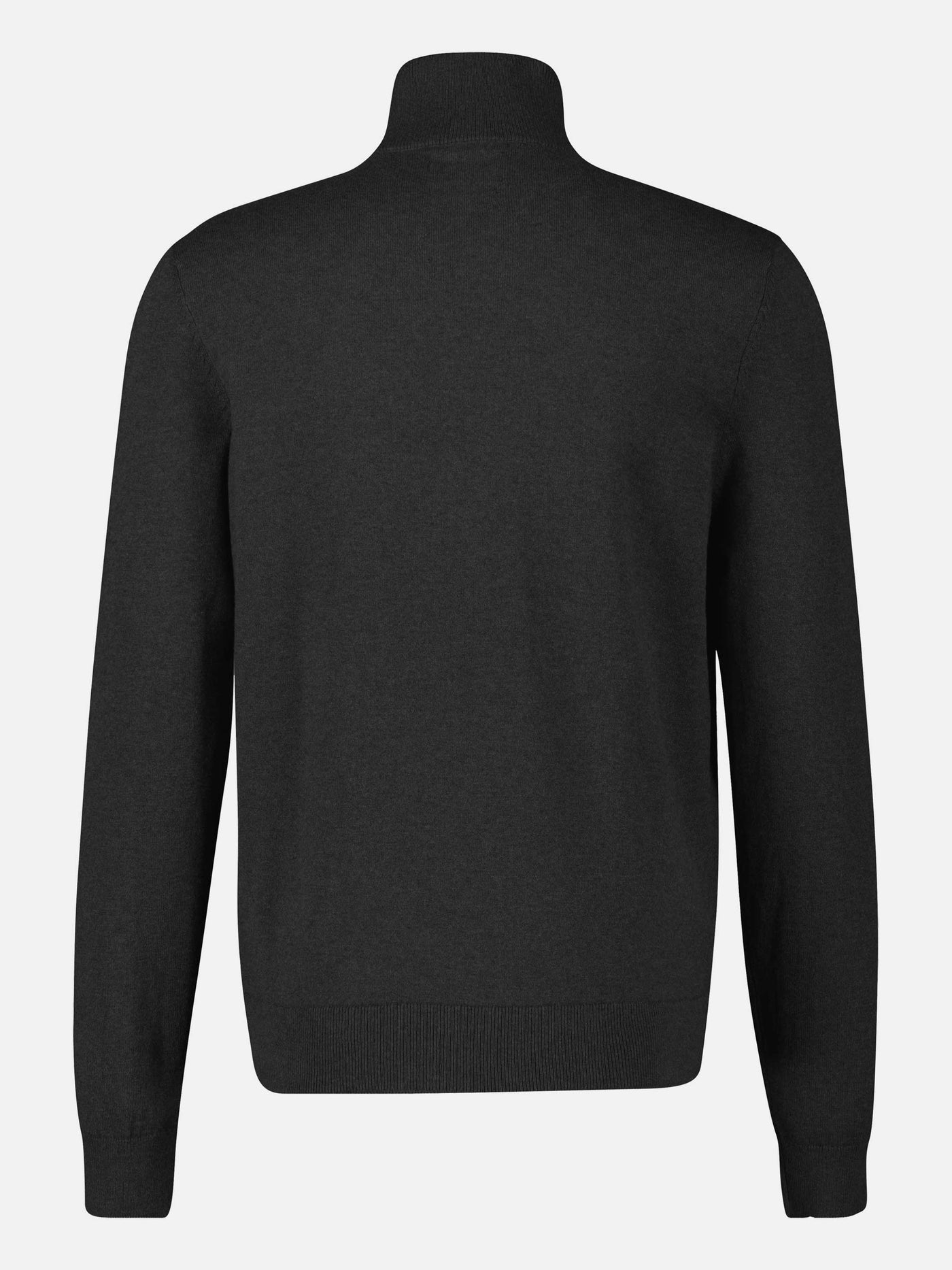 Flachstrickpullover mit Troyerkragen - LERROS