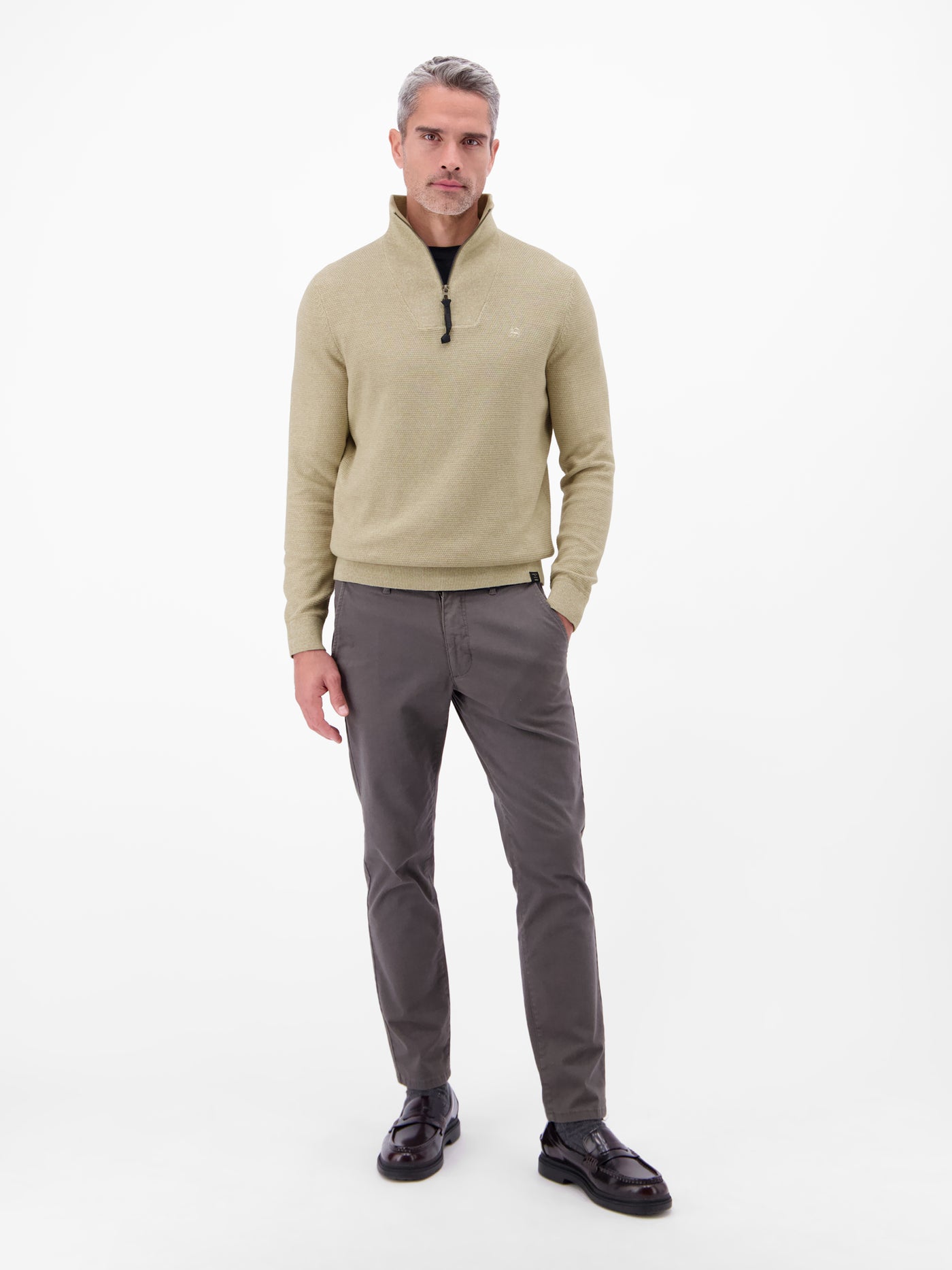 Herren Stricktroyer in Twist-Struktur - LERROS